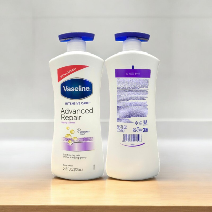 Sữa vaseline  Advanced Repair 725ml dưỡng thể trắng da