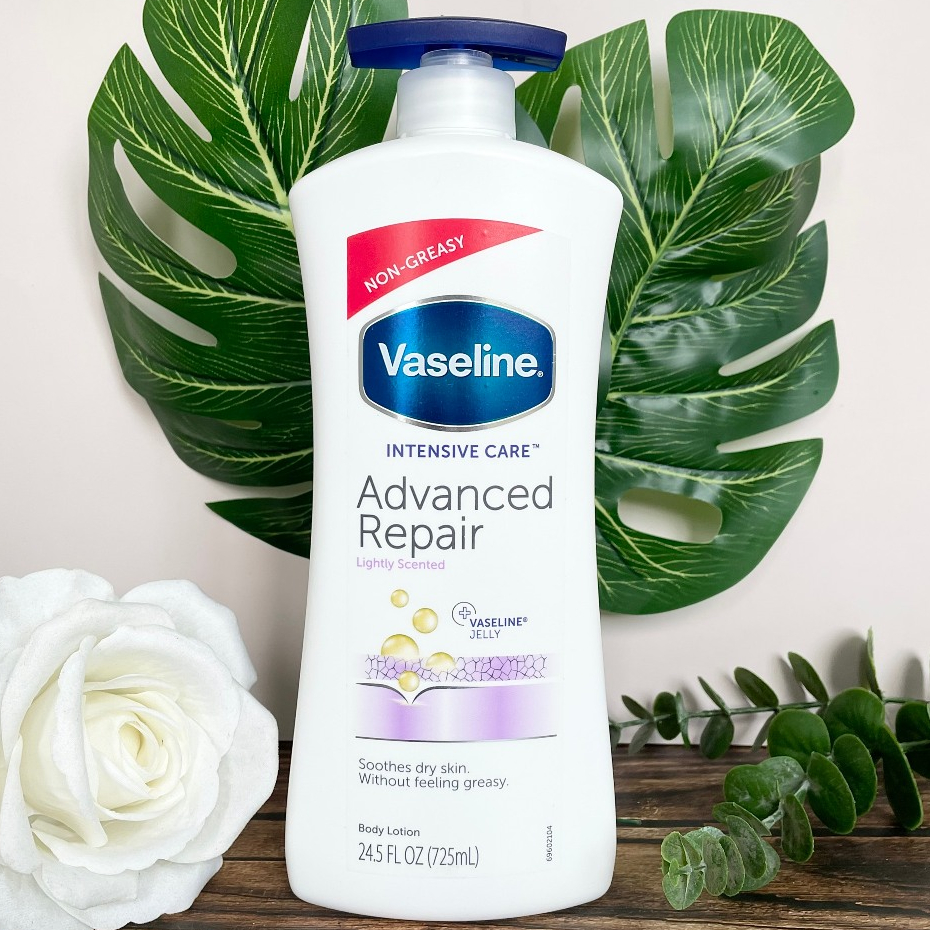 Sữa vaseline  Advanced Repair 725ml dưỡng thể trắng da