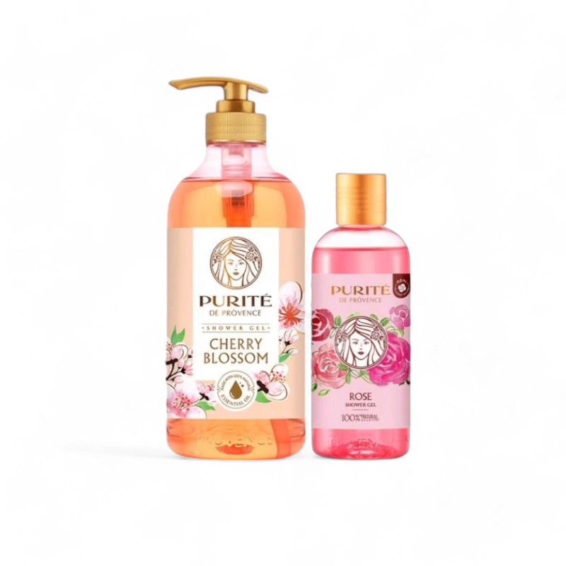 Sữa Tắm Purité Sáng Mịn Da Hương Hoa Anh Đào 850ml với hương thơm tự nhiên ngọt ngào quyến rũ