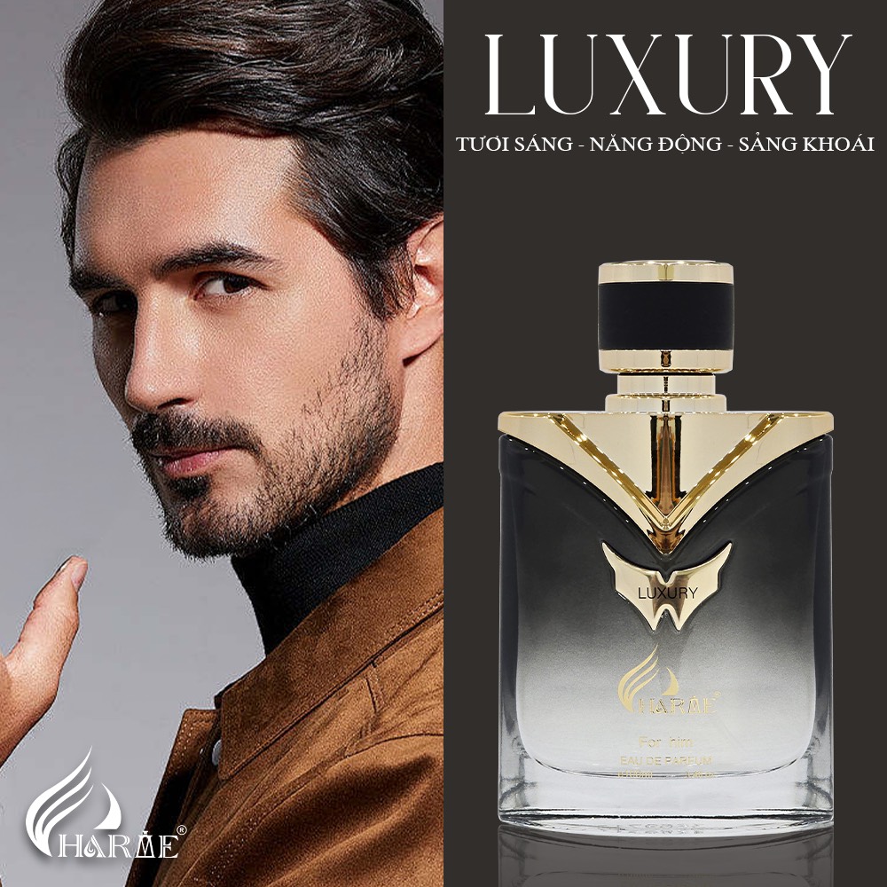 Từ thiết kế chai, mùi hương đến tên gọi CHARME LUXURY Charme Luxury đều gợi lên sự nam tính đầy phong cách