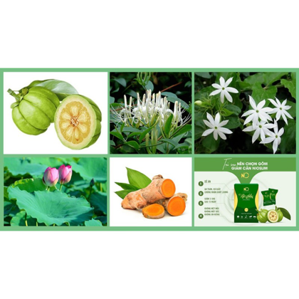 Kẹo Gôm Giảm Cân Nioslim Thơm Ngon 15 gói - Tặng 1 Hộp Viên Uống Rau Củ