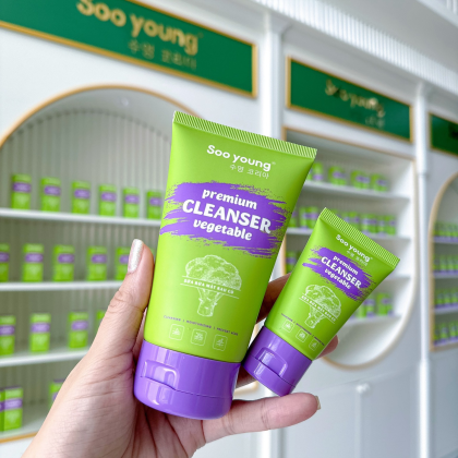 Sữa rửa mặt rau củ SooYoung 100ml – Tặng kèm sữa rửa mặt mini 30ml