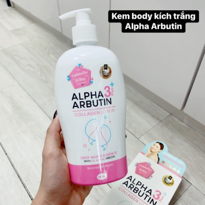 Sữa Dưỡng Trắng Body Alpha Arbutin Collagen Lotion 500ml