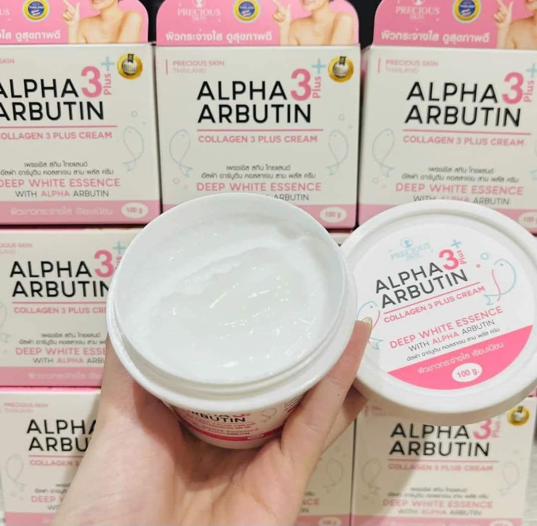 Kem dưỡng thể trắng da Alpha Arbutin 3+Plus Collagen