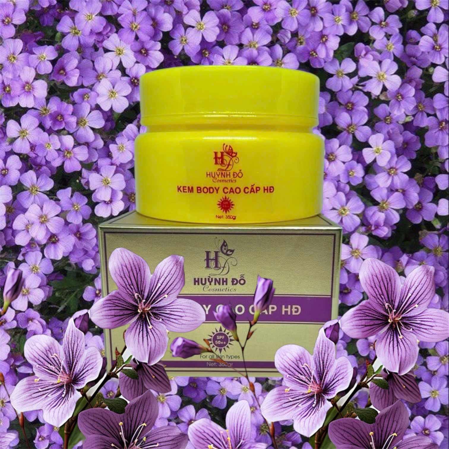 Mùa lạnh xài kem Kem Body Cao Cấp Huỳnh Đỗ 350g này da mướt mịn không bị khô ráp nha mấy ní