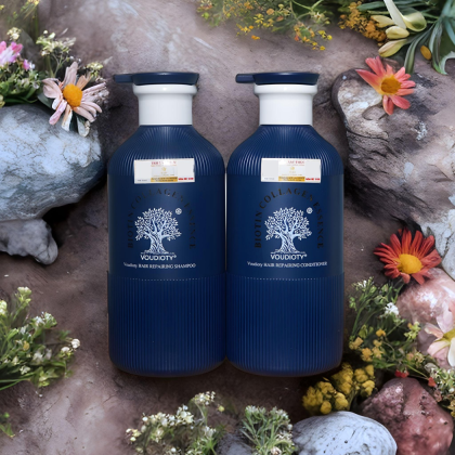 Dầu Gội Biotin Màu Xanh Phục Hồi Siêu Cấp Voudioty 500ml