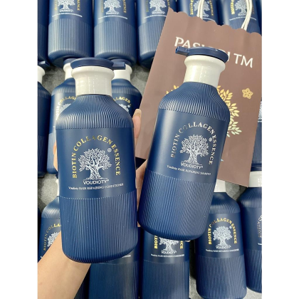 Dầu Gội Biotin Màu Xanh Phục Hồi Siêu Cấp Voudioty 500ml