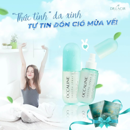 Mùa đông lạnh và hanh khô khiến da của chúng ta khó chịu Và đây Occaline Smoothing Pray  chính là giải pháp mà bạn tìm kiếm bấy lâu nay