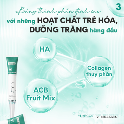 Công dụng của Vi Collagen Ylabcos Rejuvenating Cream