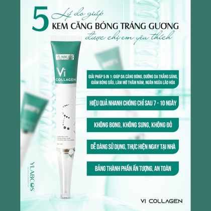 Vi Collagen Ylabcos Rejuvenating Cream kích thích quá trình sản sinh collagen