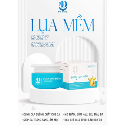 Kem Body Trắng Da Lụa Mềm MD Beauty 250g cho làn da mịn màng