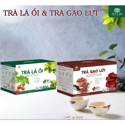 Trà Giảm Cân Gạo Lứt Mychi 120g - Hộp 20 Túi x 6g