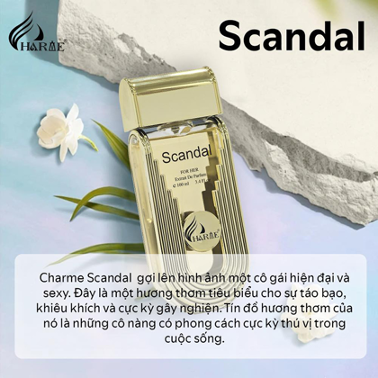 Nước Hoa Charme Scandal Mùi Nữ 100ml - Hương Sang Trọng Quyến Rũ