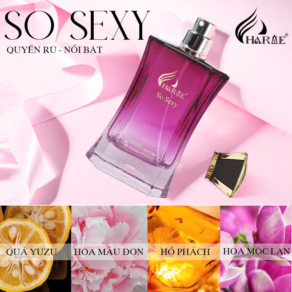 Khi nói đến vẻ đẹp thuần khiết  Charme So Sexy là hương thơm được nghĩ đến nhiều nhất đầy nữ tính tinh tế kiêu kì