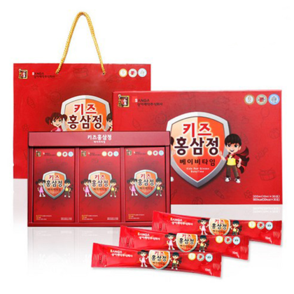 Hộp 30 Gói Nước Uống Hồng Sâm Baby Sanga Hàn Quốc - Dành Cho Bé 300ml