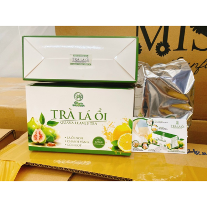 Trà Là Ổi Hỗ Trợ Giảm Mỡ Tăng Cường sức đề kháng Guava Leav Tea Maria Pharma