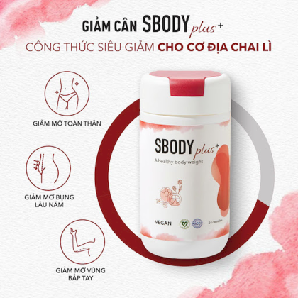 Viên nang Giảm Cân Sbody Plus+ sở hữu thành phần từ thiên nhiên sẽ giúp bạn giảm cân an toàn hiệu quả