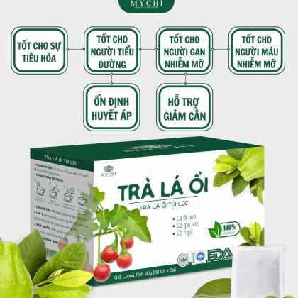 Trà Giảm Cân Lá Ổi Mychi Chính Hãng