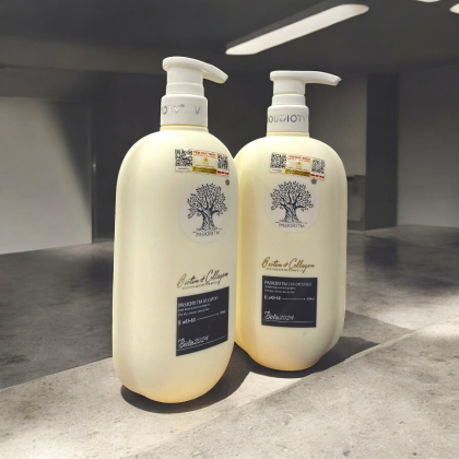 Comboo Dầu Gội Xả Biotin & Collagen Voudioty  Phục Hồi Trắng 500ml mẫu 2024