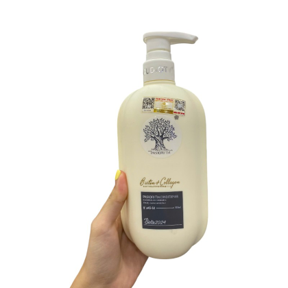 Comboo Dầu Gội Xả Biotin & Collagen Voudioty  Phục Hồi Trắng 500ml mẫu 2024
