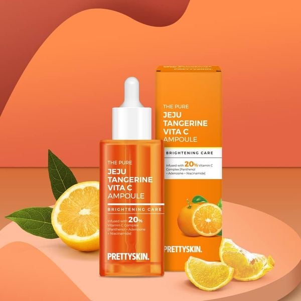 Serum The Pure Jeju Tangerine Vita C Ampoule PrettySkin