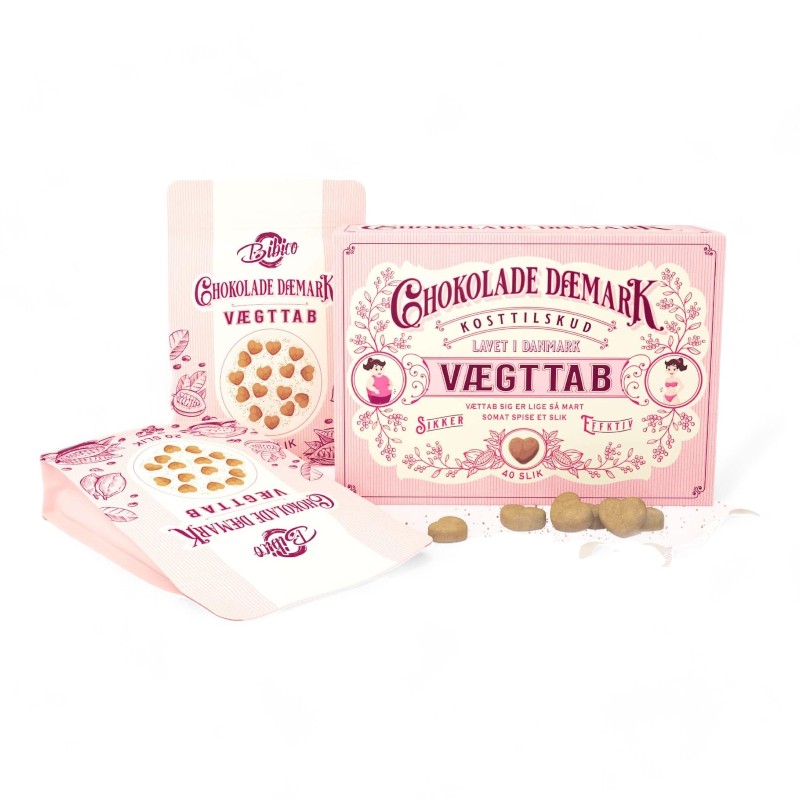 Kẹo Socola Giảm Cân Chokolade Danmark Vaegttab