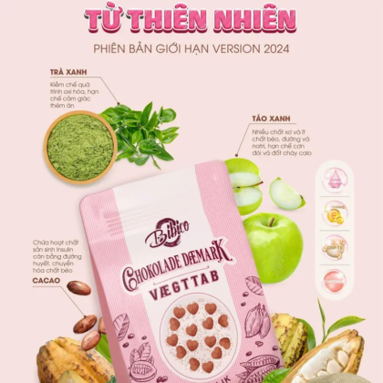 Kẹo Socola Giảm Cân Chokolade Danmark Vaegttab
