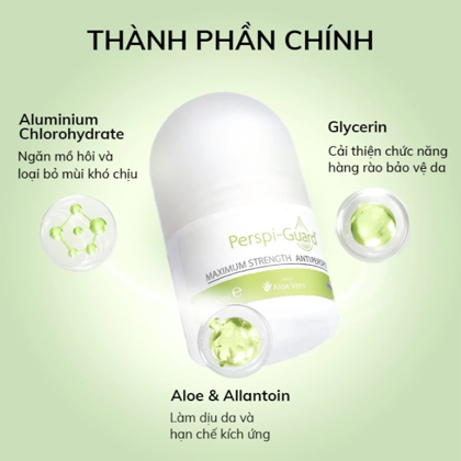 Công dụng Lăn ngăn mồ hôi và khử mùi hôi nách Perspi-Guard Maximum Strength Antiperspirant 30ml