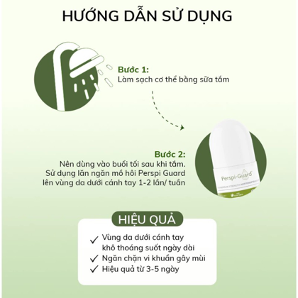 Công dụng Lăn ngăn mồ hôi và khử mùi hôi nách Perspi-Guard Maximum Strength Antiperspirant 30ml