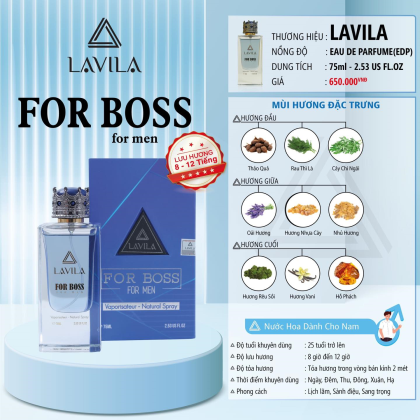 Nước hoa nam Lavila For Boss