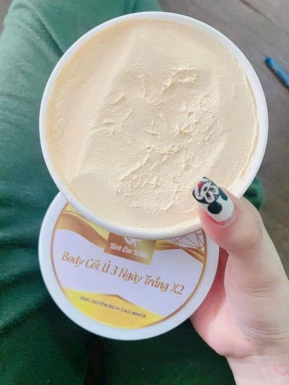 Kem Body Bích Cao White Phôi Cốt Ủ Mạnh giúp trắng da