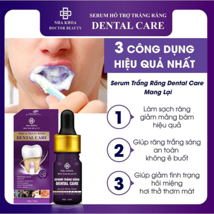 Combo 2 Chai Serum Dental Care Hỗ Trợ Trắng Răng