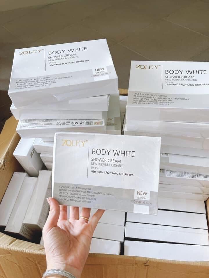 Tắm Trắng Body Zoley Shower Cream Hộp 6 Gói