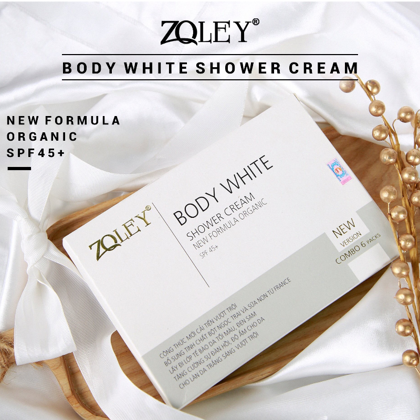 Tắm Trắng Body Zoley Shower Cream Hộp 6 Gói tuyệt đối an toàn và mang đến những lợi ích tích cực đến làn da của bạn