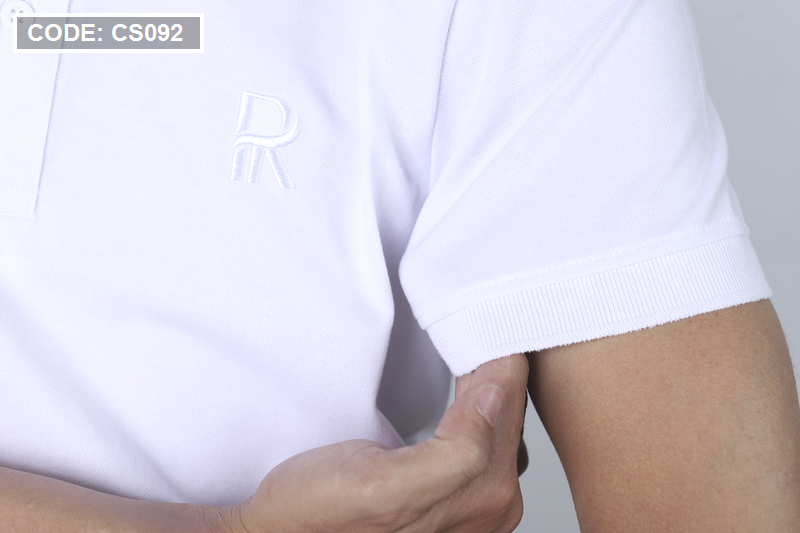 Chuyên sỉ áo Thun Nam Có Cổ Polo Thêu Chữ R Chuyên sỉ áo Thun Nam Có Cổ Polo Thêu Chữ R