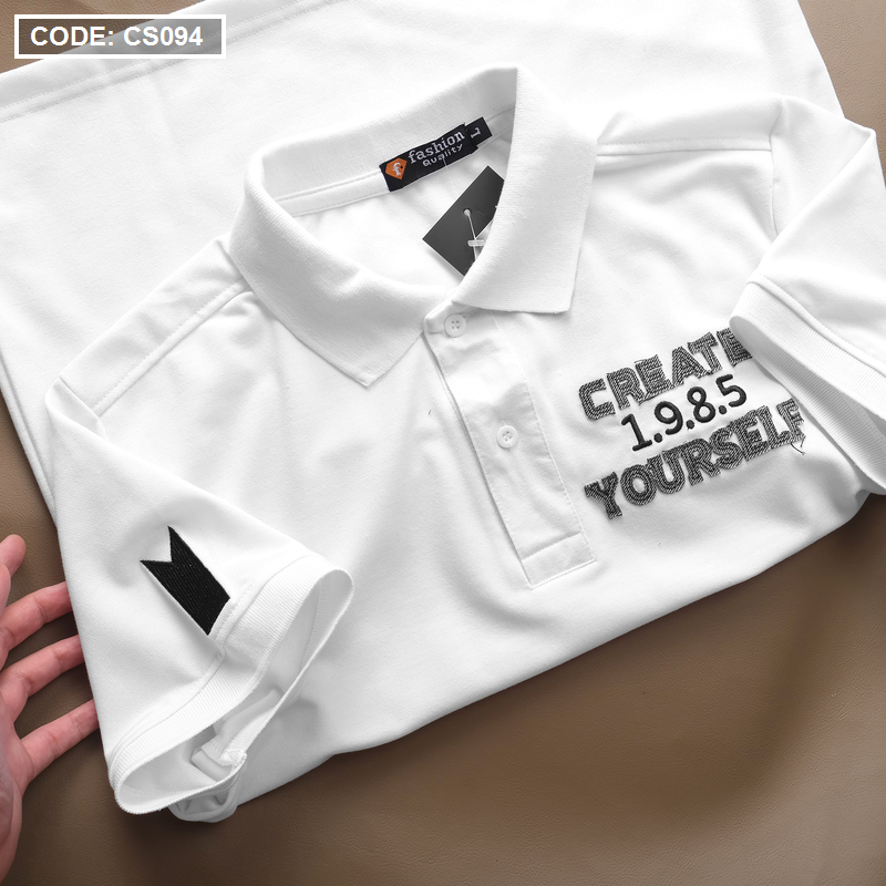 7769-z3557285691983-ca68cb68145aa5be403d0b227d27bfa5-2.png Áo Thun Nam Polo Cổ Bẻ Vải Thêu Chữ - CS094
