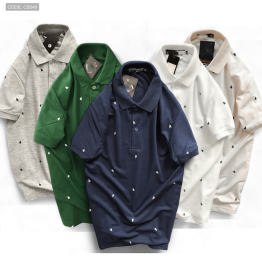Áo Thun Nam Có Cổ Polo In Hình Tam Giác - CS049