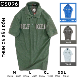 Áo Thun Polo Nam Cổ Bẻ Thêu Đắp Chữ - CS096