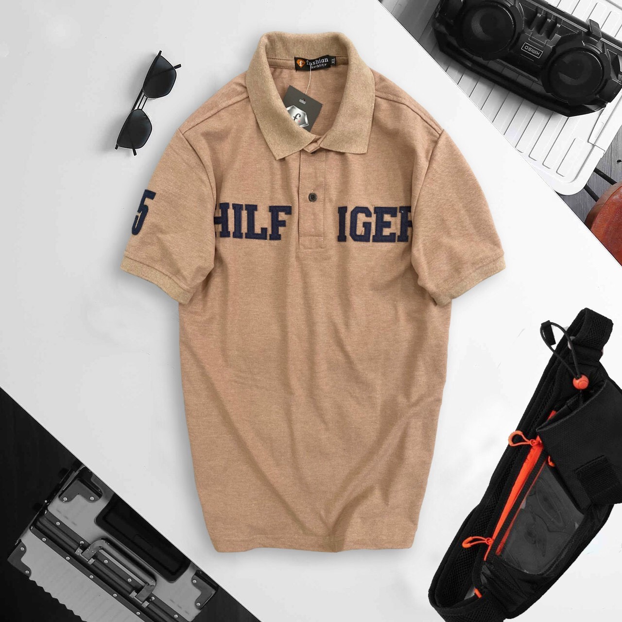 Giá sỉ áo Thun Polo Nam Cổ Bẻ Thêu Đắp Chữ Giá sỉ áo Thun Polo Nam Cổ Bẻ Thêu Đắp Chữ