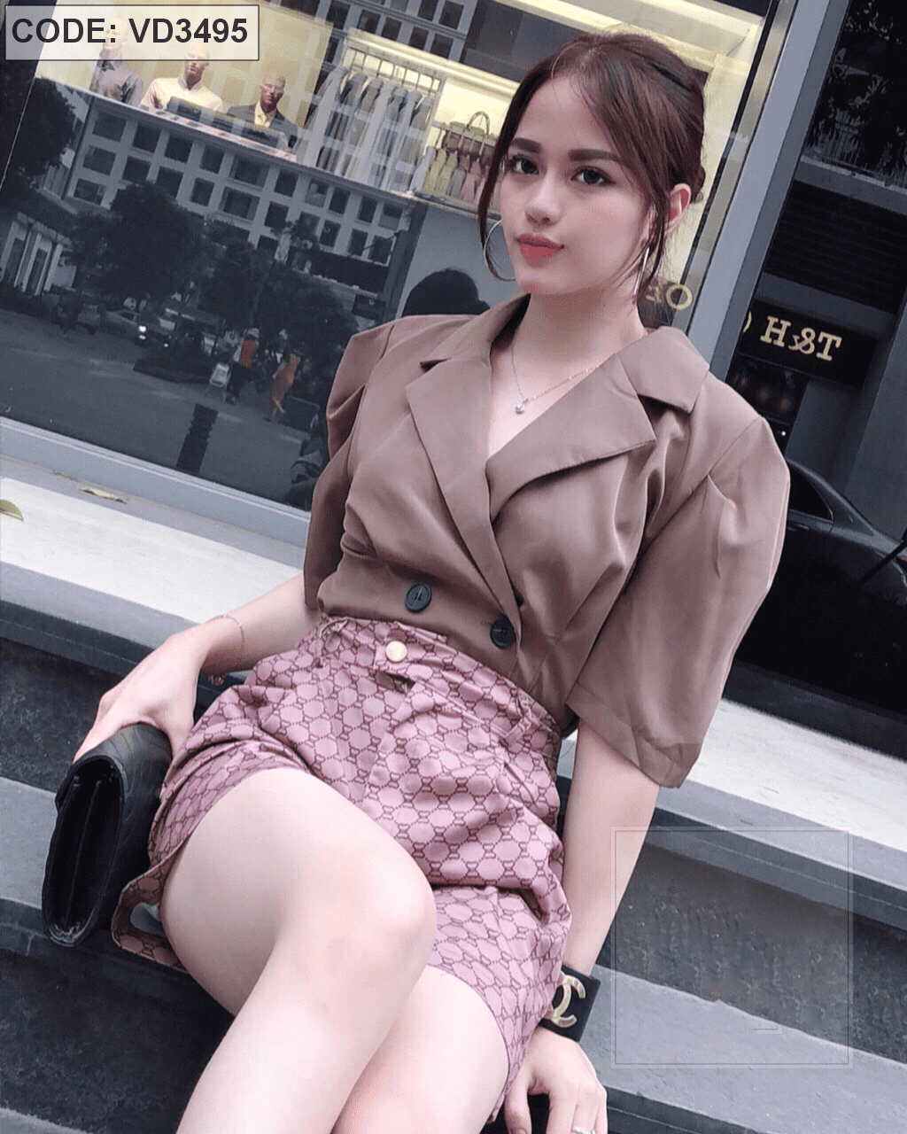 SALE GIÁ GÔC] Bộ vest nữ sang trọng thanh lịch - Set bộ áo vest quần short  hot hit | Shopee Việt Nam