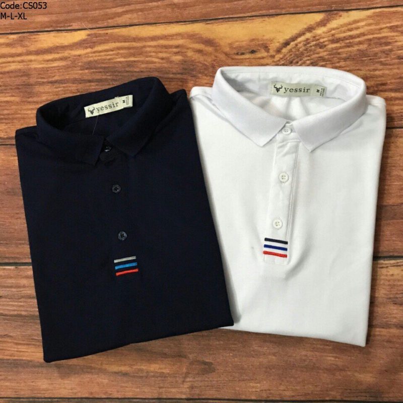 947-cs053-8-1.jpg Áo thun nam cổ polo thêu 3 sọc đỏ xanh( giá mới) - CS053