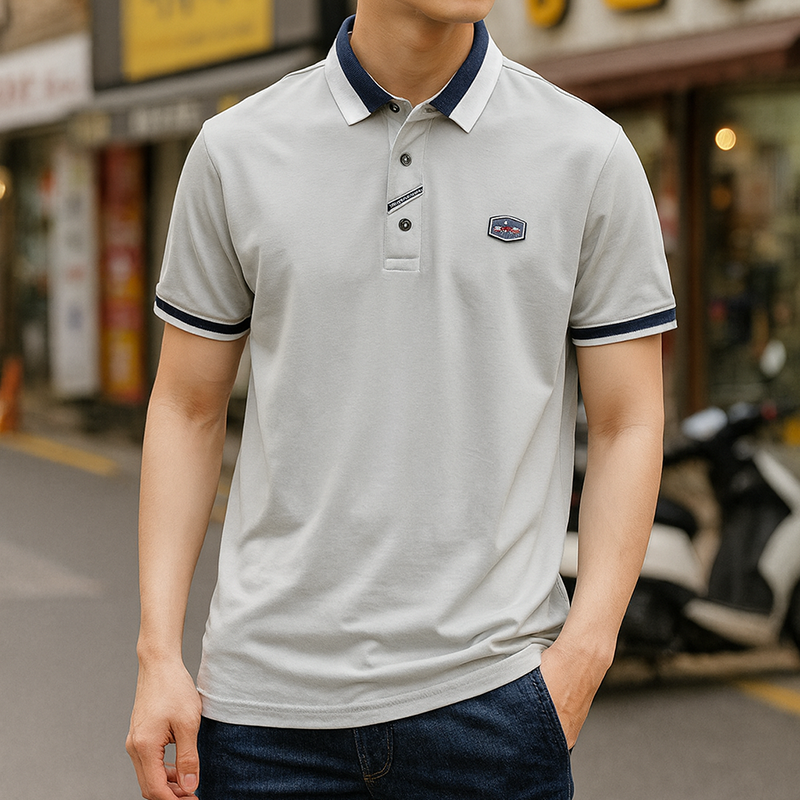 Chuyên sỉ áo Thun Nam Tay Ngắn Cổ Bẻ Viển Bo Chuyên sỉ áo Thun Nam Tay Ngắn Cổ Bẻ Viển Bo