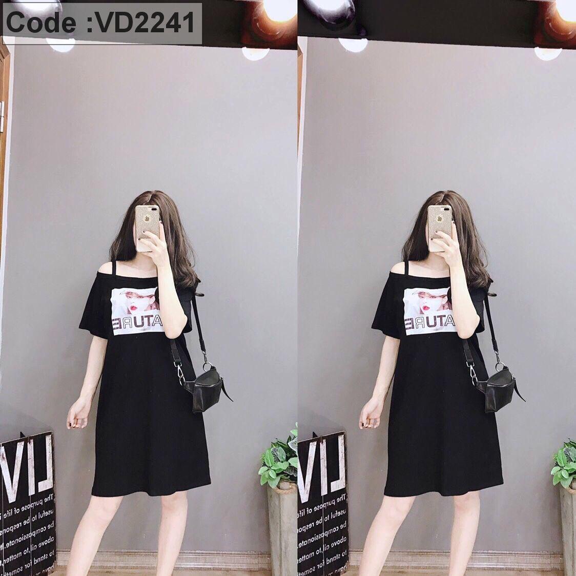 Ảnh thật] Chân váy đen midi xẻ đùi cá tính ulzzang | Shopee Việt Nam