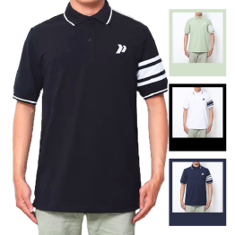 Áo Thun Nam Có Cổ Cá Sấu Đốm Thêu Logo (Có Size 3XL) - CS179