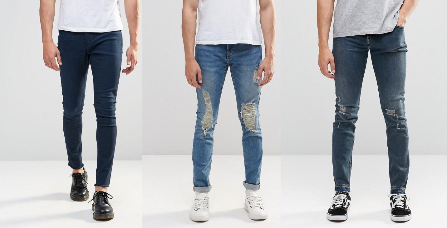 Quần skinny jeans với thiết kế hiện đại