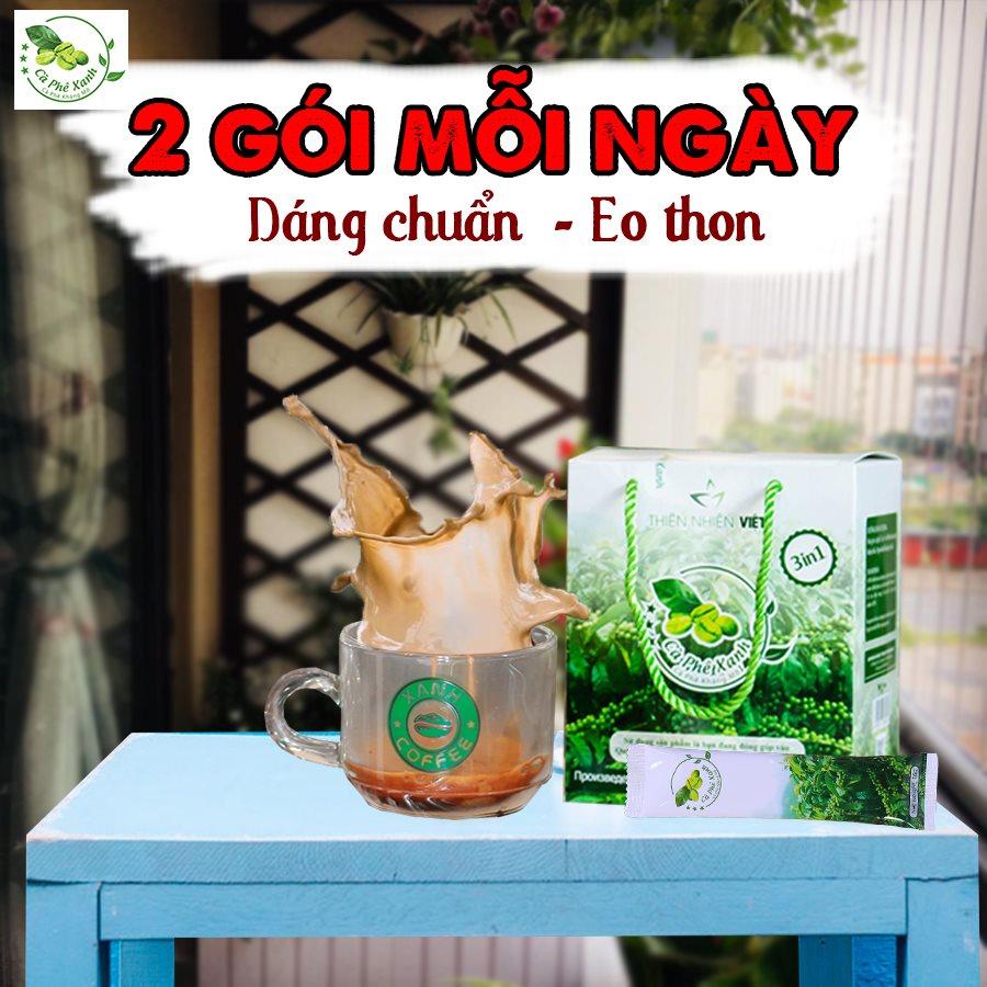 Sở hữu ngay vóc dáng thon gọn với 2 gói cà phê Xanh mỗi ngày