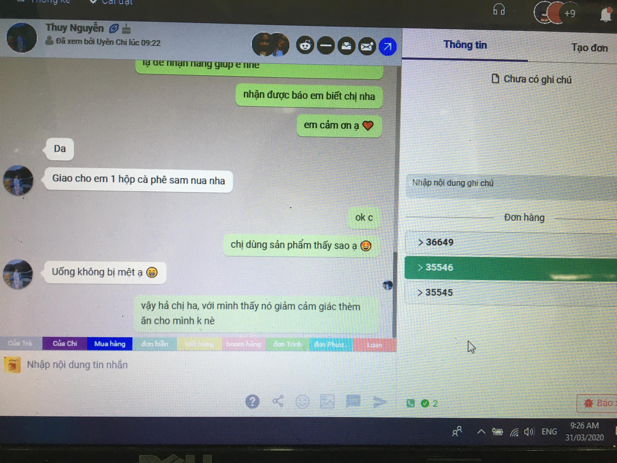 Feedback của khách hàng sau khỉ sử dụng cà phê sâm Ginseng