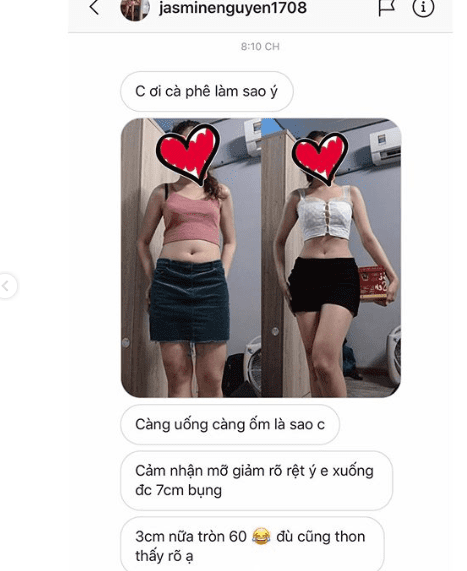 Feedback của khách hàng sau khỉ sử dụng cà phê sâm Ginseng