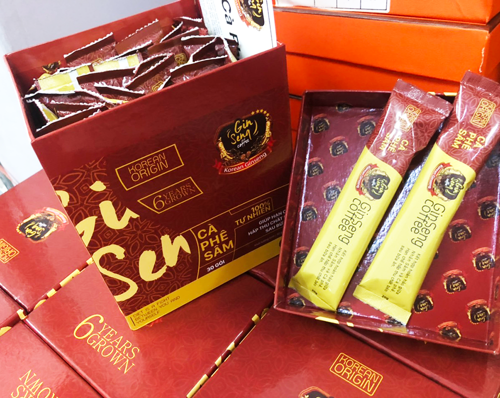 Cà phê Sâm đào thải chất béo GinSeng Coffee