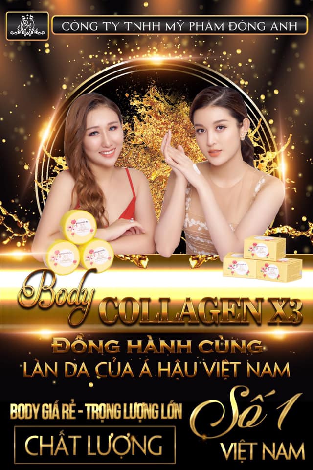 Á Hậu Huyền My Đồng Hành cùng Mỹ Phẩm Đông Anh Collagen X3